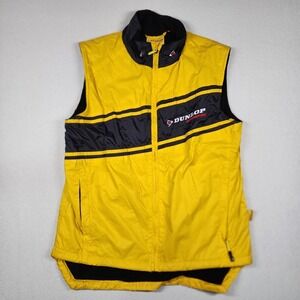 Mens vest Dunlop Motorsport Size L Color Yellow